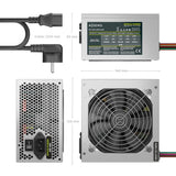 EAN 8435739905104 - AISENS ASPC-500ATX-PSE unidad de fuente de alimentación 20+4 pin ATX imagen 3