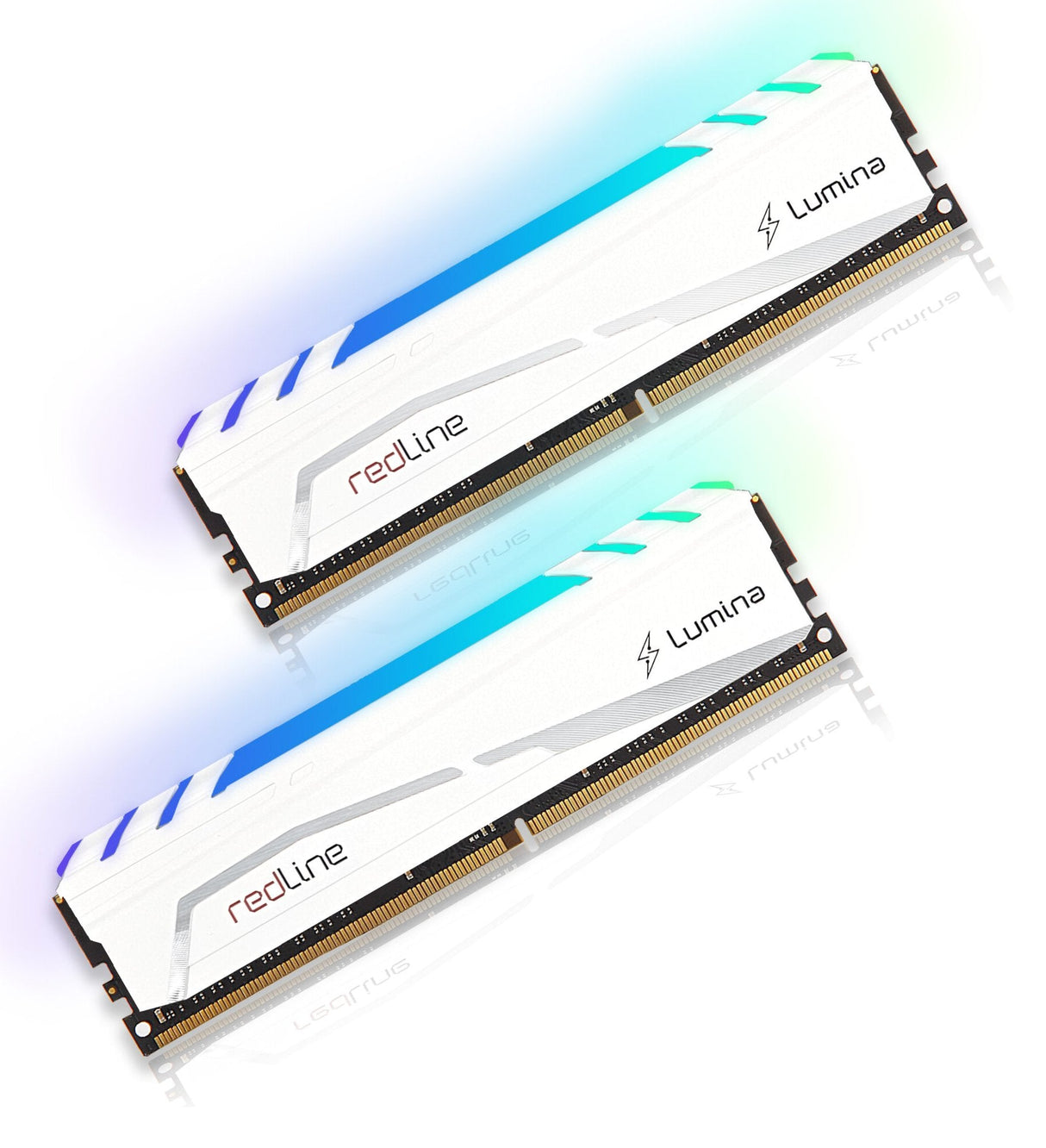 Mushkin Memoria 32 Gb Ddr5 6400 (2x 16 Gb) Kit Dual Blanca Redline Lumina White Mlb5c640a77p16gx2