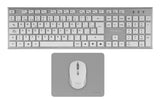 EAN 8435693112143 - Tacens 6ZENITHWES teclado Ratón incluido Hogar / Oficina RF inalámbrico QWERTY Español Plata, Blanco imagen 1
