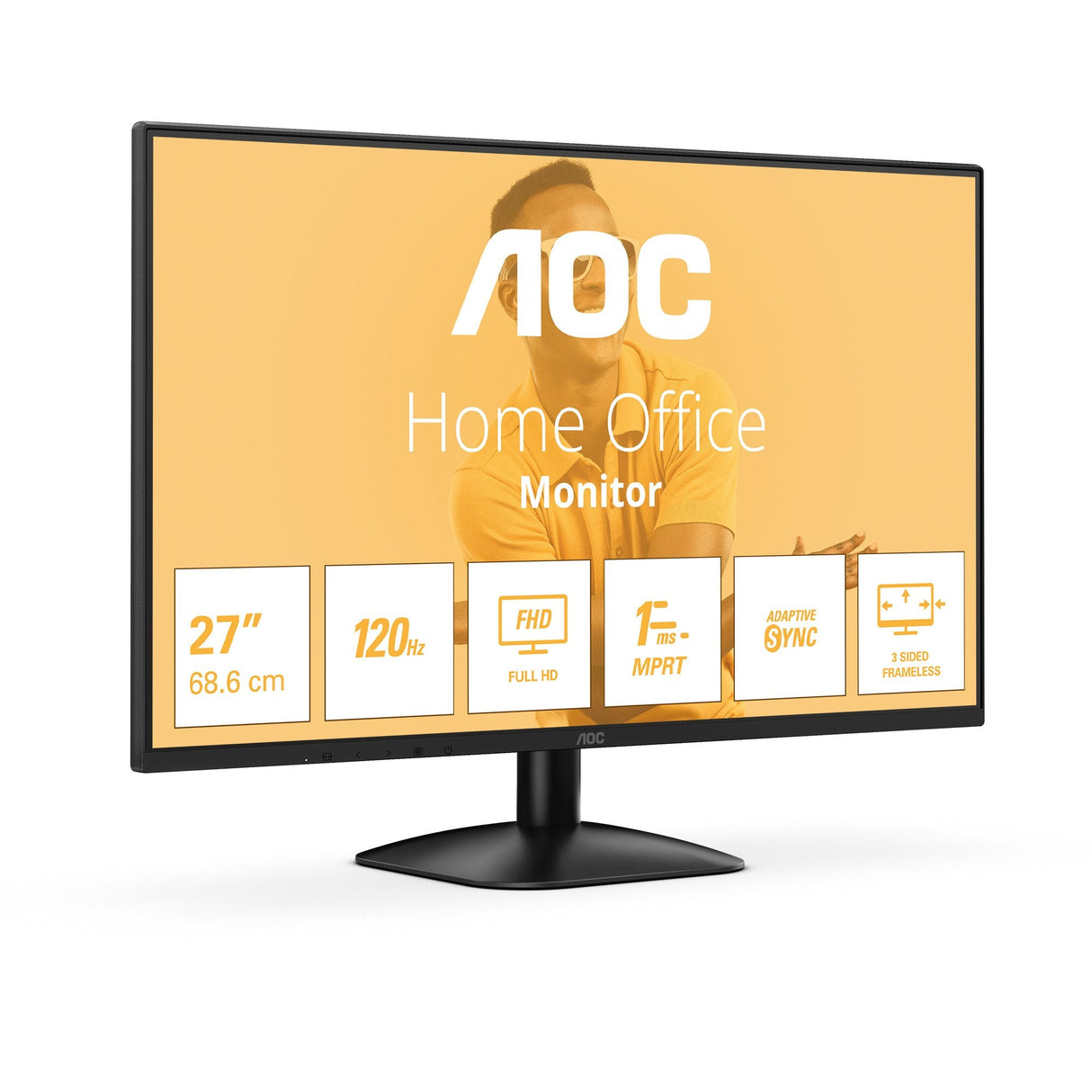 Monitor Aoc B3 27b31h Led  27" 1920 X 1080 Pixeles Full Hd Negro