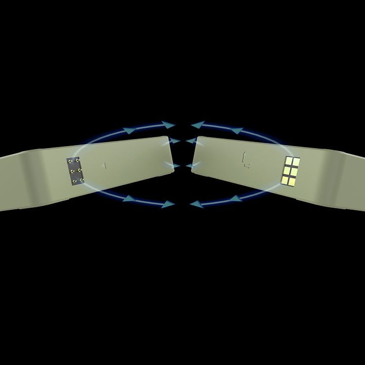 Ventilador Pc Thermaltake Ct120 Ex Reverse Argb Sync  De Refrigeración Para Pc, Ventilador Verde Claro, Paquete De 3 Cl-F198-Pl12mg-A