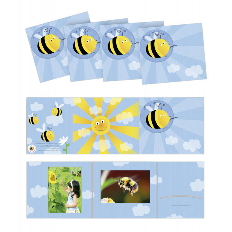 25 Carpetas De Retratos Infantiles Daiber Biene 13x18 13328