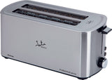 Tostadora De Pan Jata Tt1046 1400w Cuerpo Acero Inox 2 Ranuras 255*40mm 5 Posiciones Tostado Pulsador Parada Voluntaria
