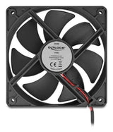 EAN 4043619672929 - DeLOCK 67292 sistema de refrigeración para ordenador Carcasa del ordenador Ventilador 12 cm Negro 1 pieza imagen 1