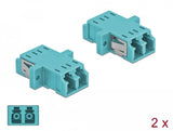 Delock 86536 Conector De Fibra Óptica Lc Hembra/Hembra