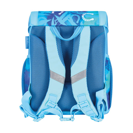 EAN 4008110397092 - Herlitz Loop Plus Lucky Horse juego de mochila escolar Chica Poliéster Azul, Azul claro imagen 3
