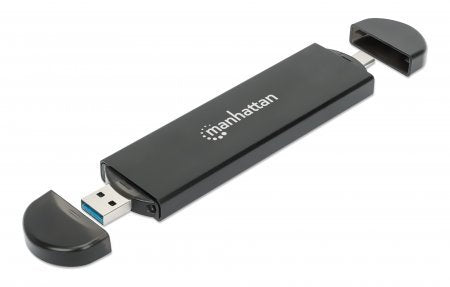 EAN 0766623130639 - Manhattan 130639 caja para disco duro externo Caja externa para unidad de estado sólido (SSD) Negro imagen 2