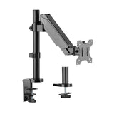 Soporte De Escritorio Giratorio De Resorte De Gas Techly Ica-Lcd 515b Para Monitores Lcd De 17-32", 8kg