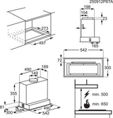 EAN 7333394131597 - Electrolux LFG825K Encastrada Negro 430 m³/h imagen 7