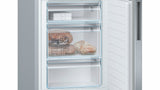 Bosch Home Kge36aica Series 6, Combinación De Enfriamiento/Congelador De Acero Inoxidable Kge36aica