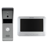 EAN 6931847130671 - Hikvision DS-KIS203T sistema de intercomunicación de video 17,8 cm (7") Gris, Blanco imagen 1