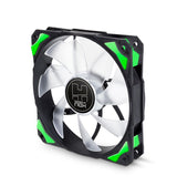 Nox Ventilador Caja Hummer Hfan Led Verde 12x12
