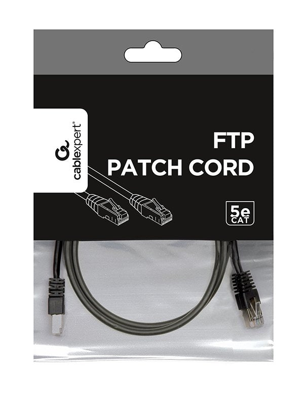 EAN 8716309052023 - Gembird PP22-1M/BK cable de red Negro Cat5e imagen 5