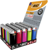 Bic Encendedor De Bolsillo J25 Mini Colores Surtidos -50u-