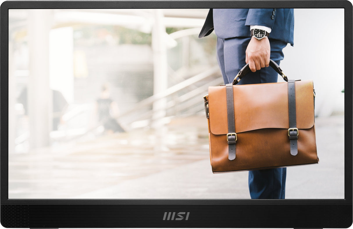Msi Pro Mp161 E2u 15.6" Fhd 60hz 250cd M2 4ms Minihdmi 2xusb Ttype C Speaker
