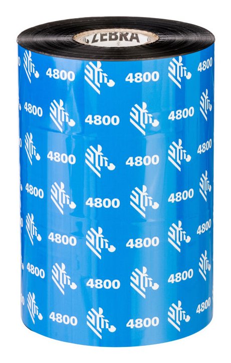 Zebra 4800 Resin Thermal Ribbon 40mm X 450m Cinta Para Impresora