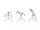 Delock Micrófono De Condensador Usb Con Soporte De
