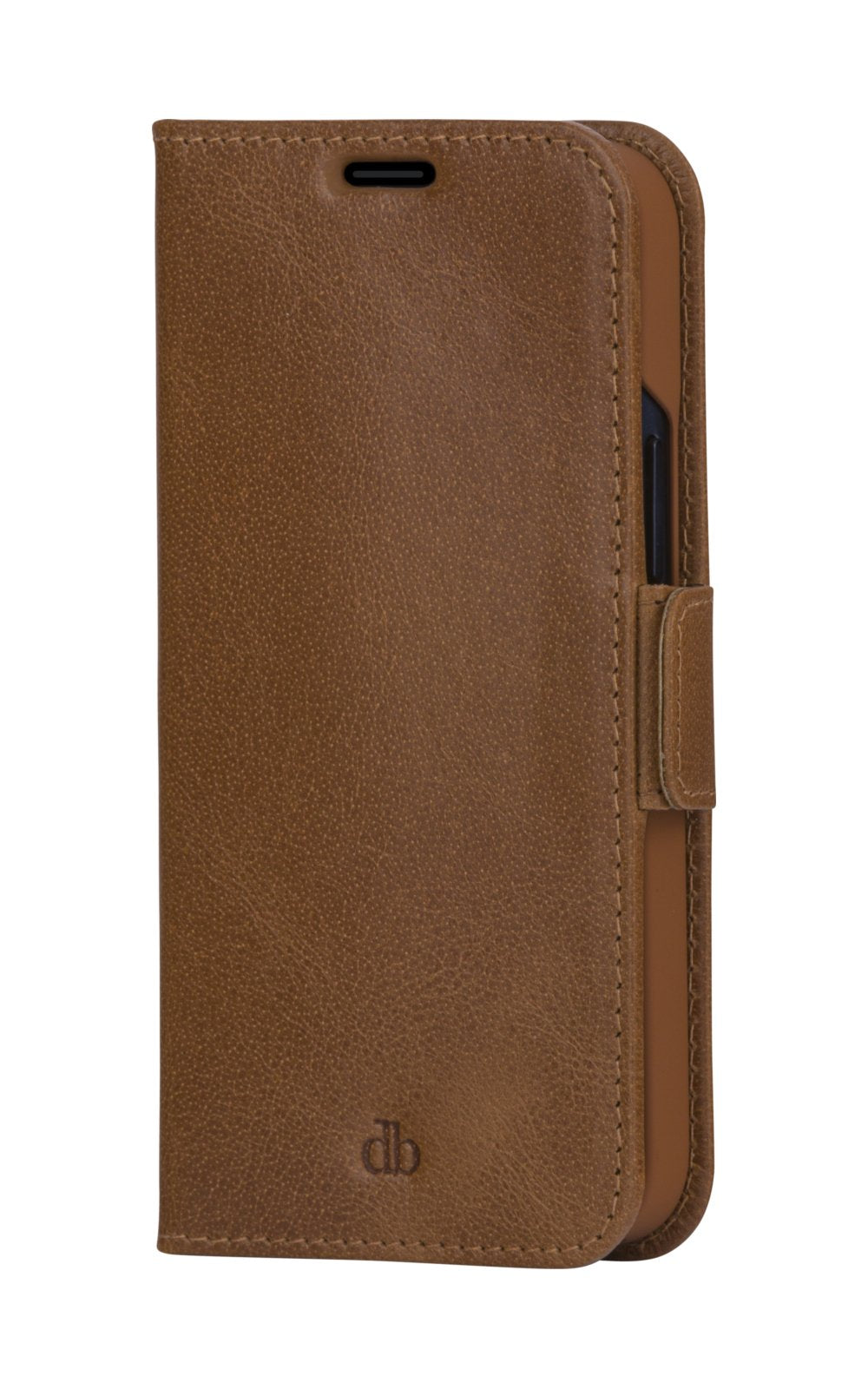 Dbramante1928 Copenhagen Slim - Flip-Hlle Fr Mobiltelefon - Genarbtes Leder - Hellbraun - Fr Apple Iphone 13 Pro Max