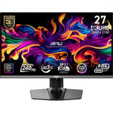 Monitor Msi  26.5" Mpg 272urxde Qd-Oled  3840 X 2160 Pixeles 4k Ultra Hd Negro