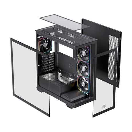 EAN 6977277369816 - Einarex EXCS-PR-700R-B carcasa de ordenador Midi Tower Negro imagen 10