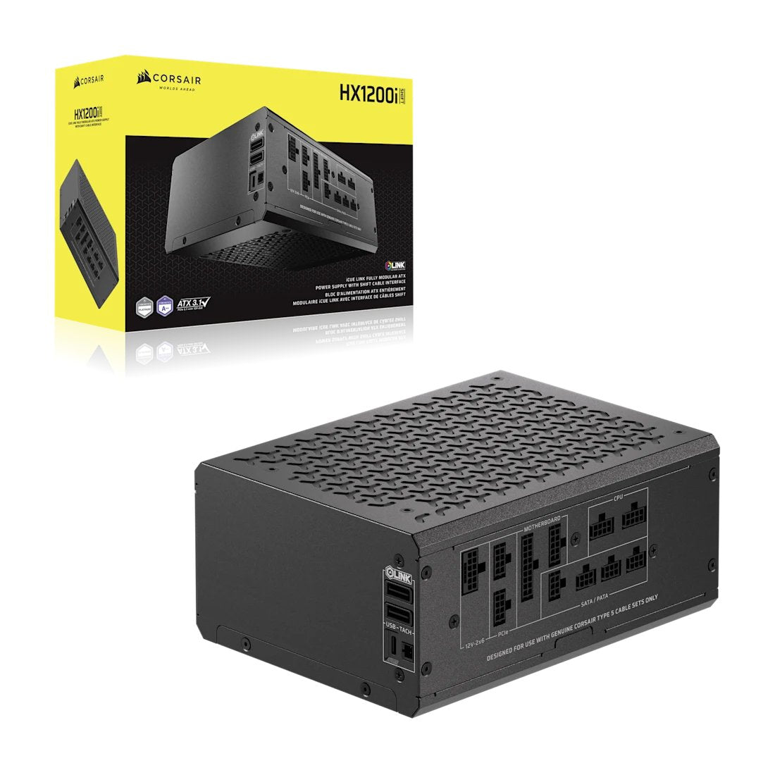 EAN 840006602538 - Corsair HX1200i unidad de fuente de alimentación 1200 W 24-pin ATX ATX Negro imagen 2