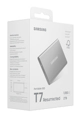 Samsung Mu-Pd2t0g/Ww Unidad Externa De Estado Sólido 2 Tb Usb Tipo C 3.2 Gen 2 (3.1 Gen 2) Plata