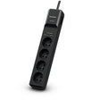 EAN 4712856275780 - CyberPower Tracer III P0420SUD0-FR limitador de tensión Negro 4 salidas AC 200 - 250 V 1,8 m imagen 1