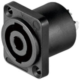 Conector Speakon Cuadrada H Base 4p