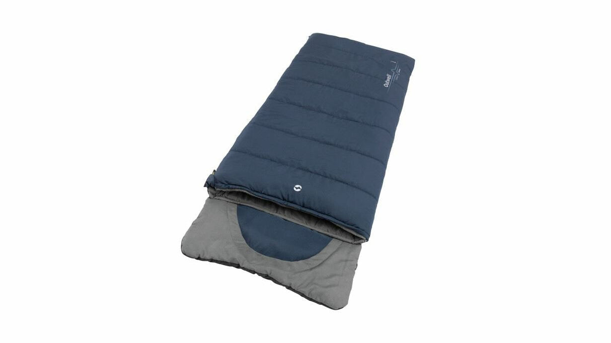 Saco De Dormir Outwell Contour Junior Cremallera Izquierda Azul Profundo
