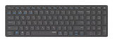 Teclado Rapoo Wireless Y Bluetooth E9700m Portugues 2.4ghz Bt 3.0 5.0 DiseãO Ultrafino Bateria