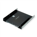Roline Montageadapter, 3,5 Zoll Rahmen Fr 1x 2.5 Hdd Ssd, Metall, Schwarz