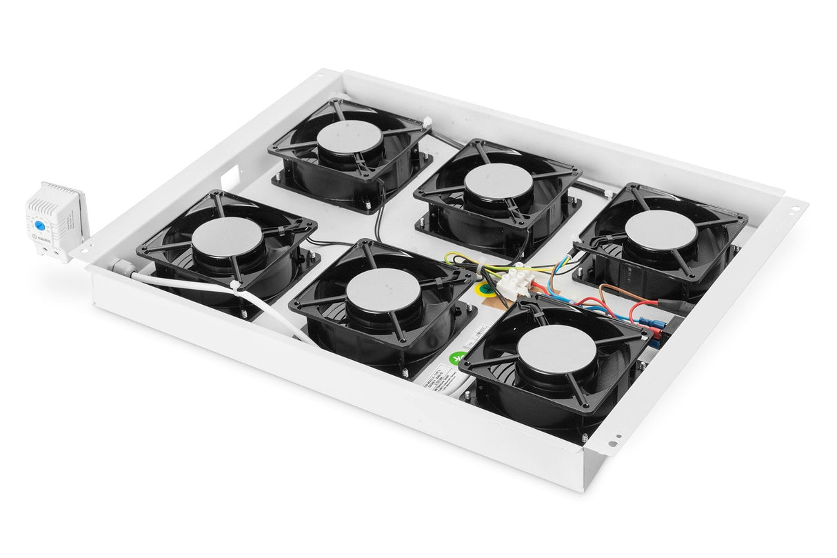 Accesorios Digitus Ventilador Rack 6 Uds Termostato Switch Gris