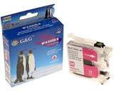 G&G Cartucho De Tinta Compatible Brother Lc-125xlm Magenta