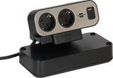 EAN 4007123682164 - Brennenstuhl 1153580200 base múltiple 2 m 10 salidas AC Interior Negro, Plata imagen 6