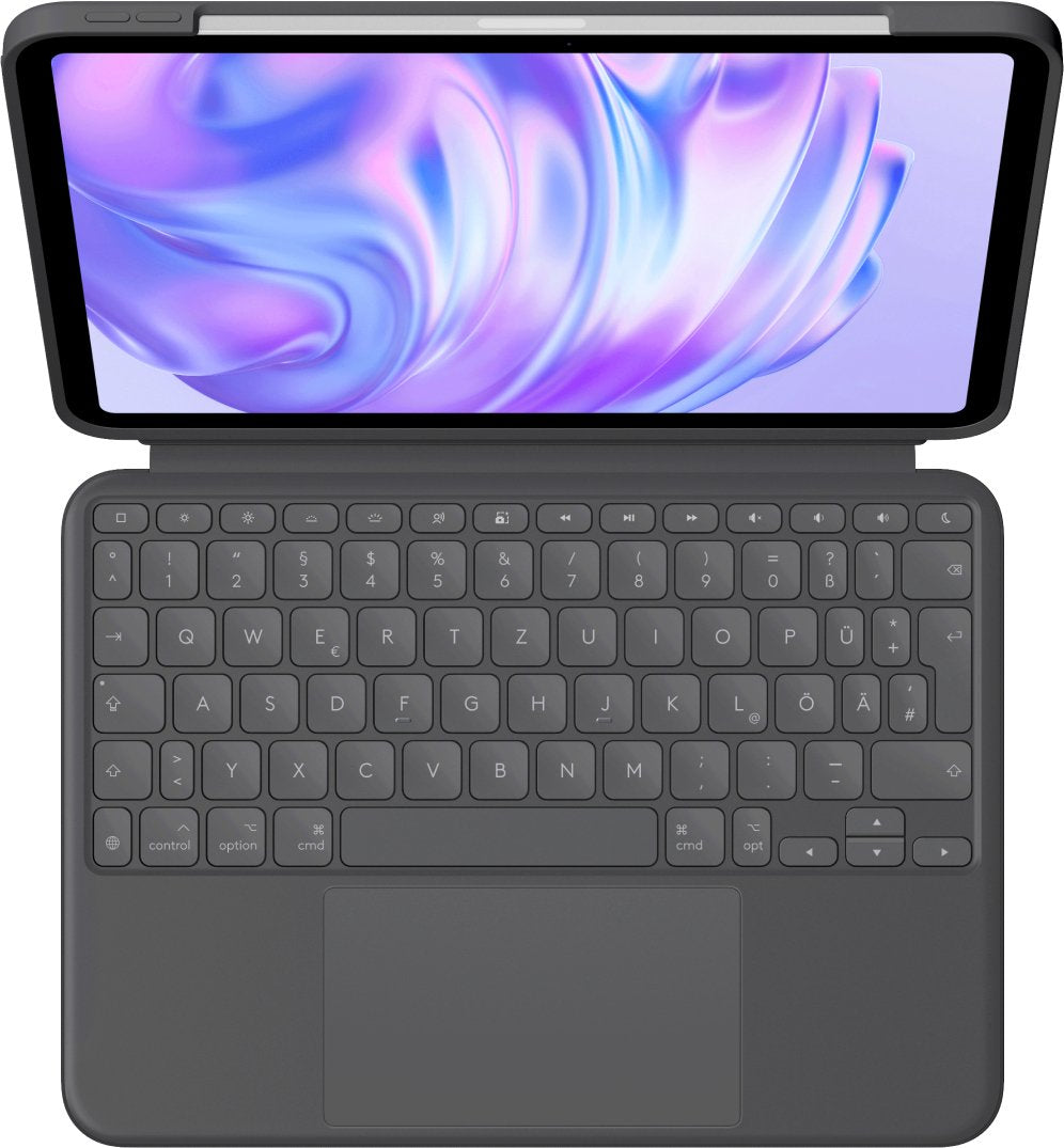 Teclado Aleman Logitech Combo Touch Ipad Pro 11'' 5gen (2024) Grau Qwertz