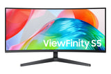 Monitor Profesional Ultraparonámico Curvo Samsung 34"  Viewfinity S S34h550gau 34' Uwqhd Negro