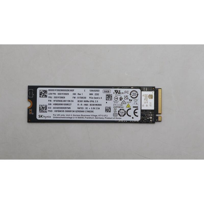 256gb M.2 2280 Pcie 4.0 X4 Ssd