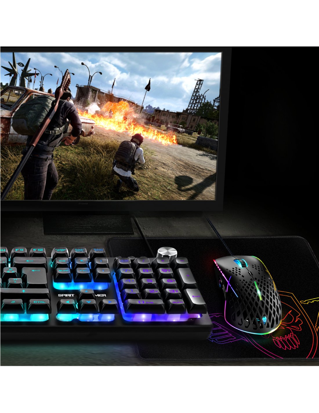 Alfombrilla Spirit Of Gamer Darkskull Xl 440 X 330 X 3mm
