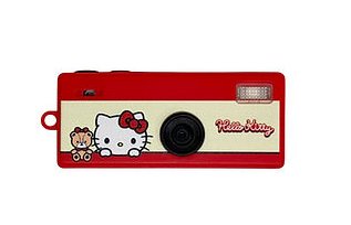 Yashica Funtastic Keychain Mini Camera Hello Kitty