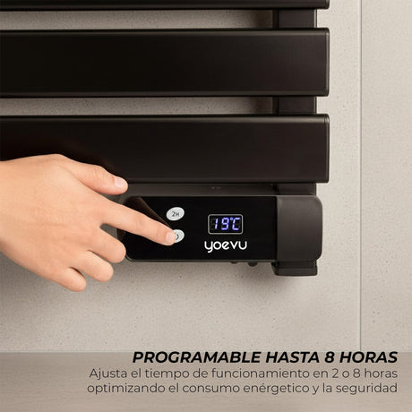 EAN 8436626131194 - Yoevu YV-TW150B secadora eléctrica para toallas 150 W Negro imagen 5