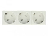 Delock 81323 Tomacorriente Easy 45 Con Conexión A Tierra De 3 Vías Con Una Disposición De 45° 45 X 45 Mm 5 Piezas