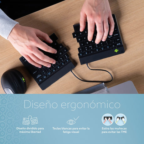 EAN 8719274491880 - R-Go Tools R-Go Split teclado Oficina Francés imagen 10