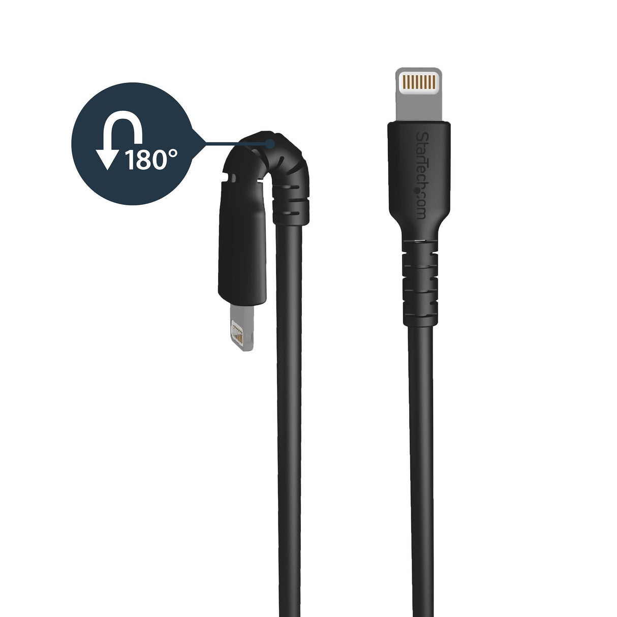 Cable De 1m Usb A Lightning    Cabl Certificado Mfi Apple Negro