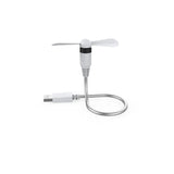 Mini Ventilador Usb Ventilador Realpower Blanco (Usb Flexible)