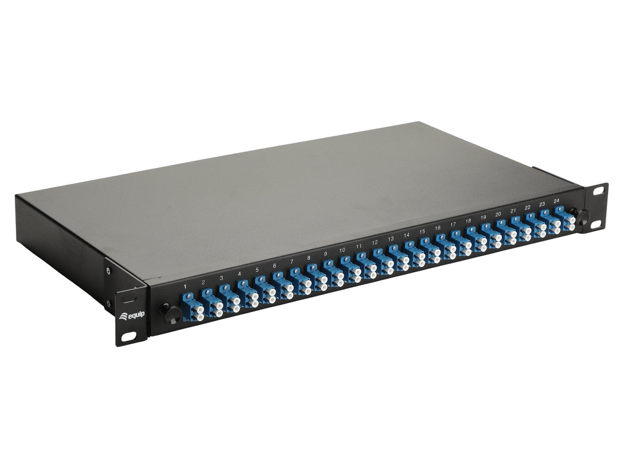 Equip Lwl-Spleisskamen 24-Port Lc-Duplex Os2 1u Komplett Sw