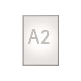 Marco Abatible 45,0 X 62,5 Cm Plateado