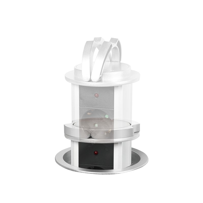 Regleta De Mesa Retractil 3 Tomas 1.8m Logilink Pl Schukox3/Ã 10cm Lps235a