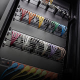 Amarillo 1 Meter Lszh S Ftp Cat6a Slimline Patch Cable Snagless With Rj45 Connectors