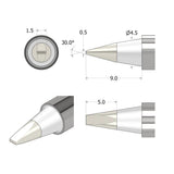 Punta De Soldadura Ifixit Fixhub Forma De Cincel 1,5 Mm, Soldador Plateado If145-838-1