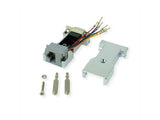 Roline Db9 Stecker-Rj45 Buchse 8p 8c 8ltg., Silberfarben